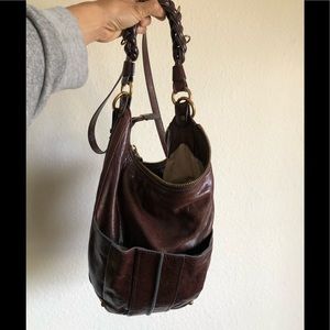 Chocolate Brown Chloe Heloise Medium Crossbody Bag